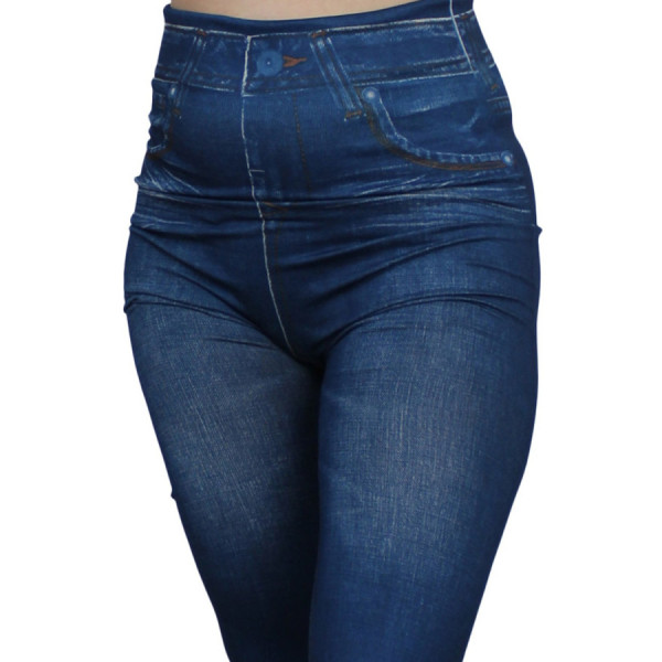 Legging bleu style jean neuf 
